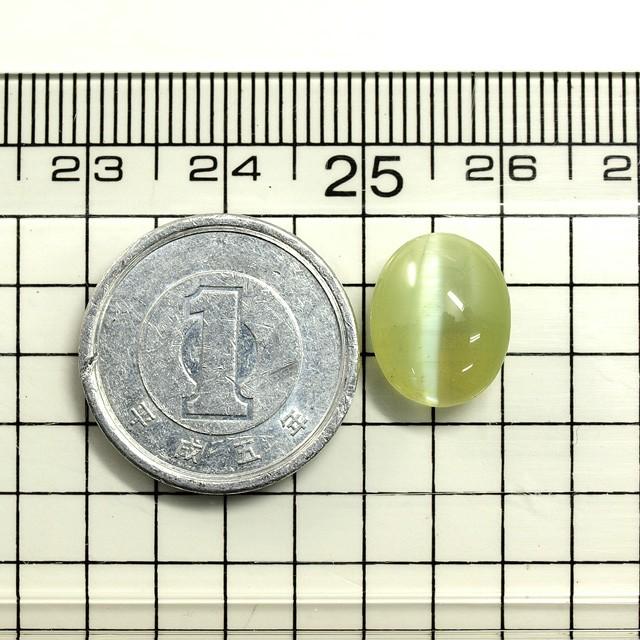クリソベリルキャッツアイ ルース 裸石 6.515ct 8月3日 10月5日