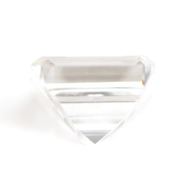 ダイヤモンドルース 0.155ct, Eカラー, VS2, レクタングラーステップ