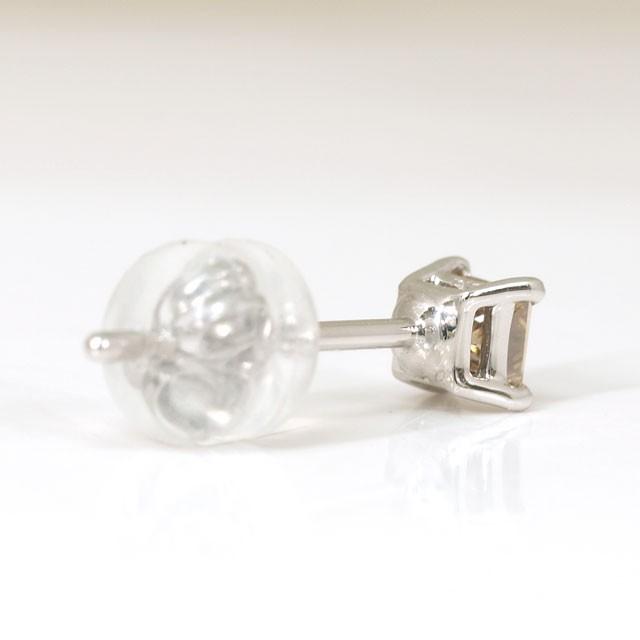Pt900 H&C 天然ダイヤモンド スタッドピアス 0.125ct プラチナ 