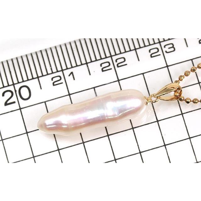 人気 7月24日 8月18日の誕生日石 6月の誕生石 送料無料 ネックレスチェーンは別売りです K18yg 18金イエローゴールド ペンダント トップ ヘッド 犬の歯型の真珠 レディースアクセサリー Www Brockgroup Com