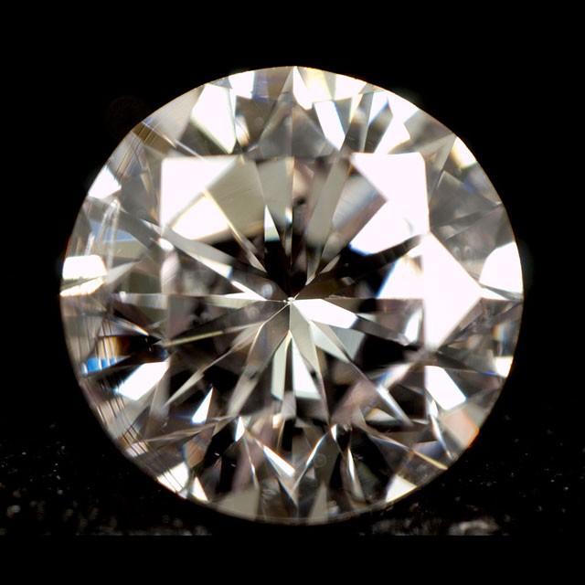 ピンクダイヤモンド ルース 0.660ct, FAINT PINK, SI-2, ラウンドブリリアント, 中央宝石研究所ソーティングの画像