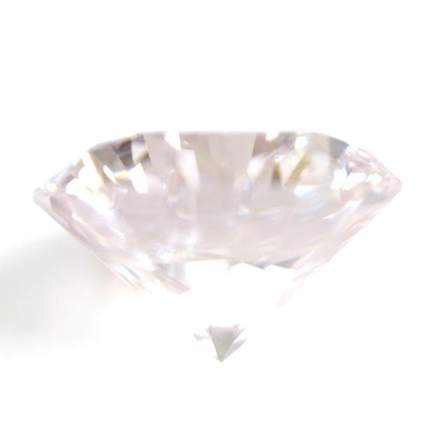 ピンクダイヤモンド ルース 0.660ct, FAINT PINK, SI-2, ラウンドブリリアント, 中央宝石研究所ソーティングの画像