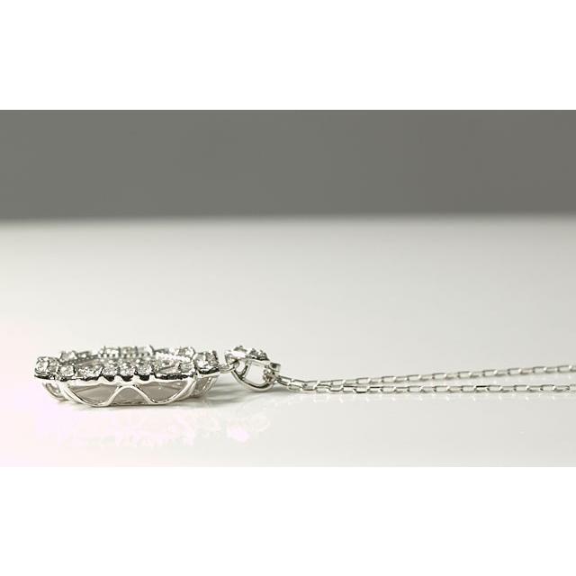 【美品】 ダイヤモンドペンダントネックレス 18金ホワイトゴールド 【LW1254793106】(45528円)