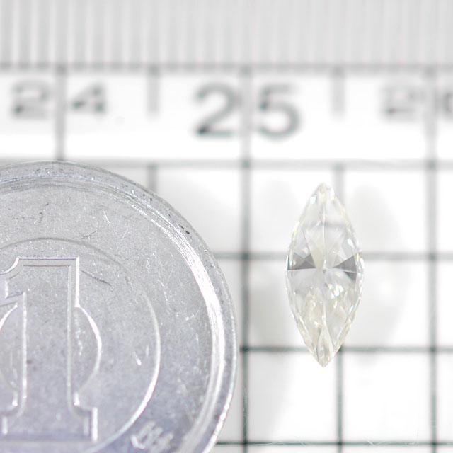 ダイヤモンド ルース 0.678ct Iカラー VS1 マーキースカット 中央宝石研究所の画像