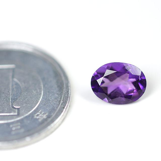 アメジスト ルース 1.04ct オーバル アメシスト 紫水晶 : タノー