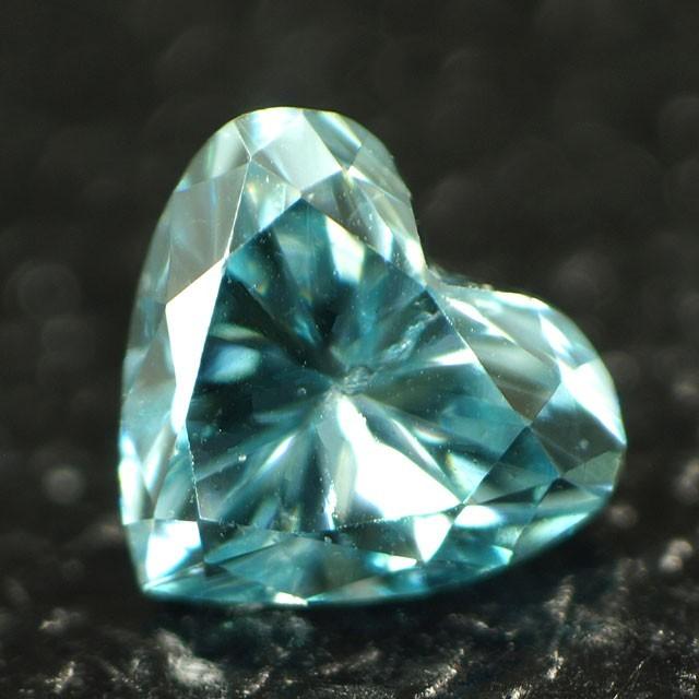 ブルーダイヤモンド ルース トリートメント 0.041ct アイスブルー系 SI