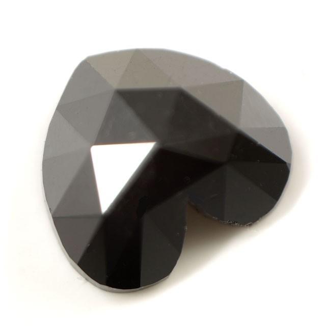 ブラックダイヤモンド トリートメント ルース 0.283ct ハートシェイプ 中央宝石研究所｜tanodiamond｜02