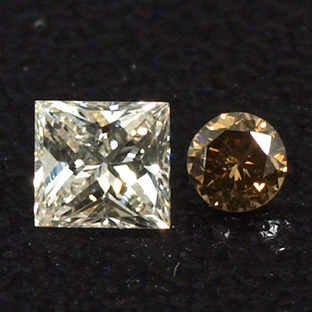ダイヤモンド ルース（裸石）セット 約0.097ct（2ピース合計  