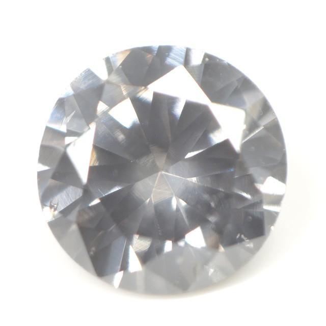 【ギフ_包装】 天然グレーダイヤモンド ルース　0.094ct　SI-2　中央宝石研究所ソーティング袋付 宝石ルース、裸石