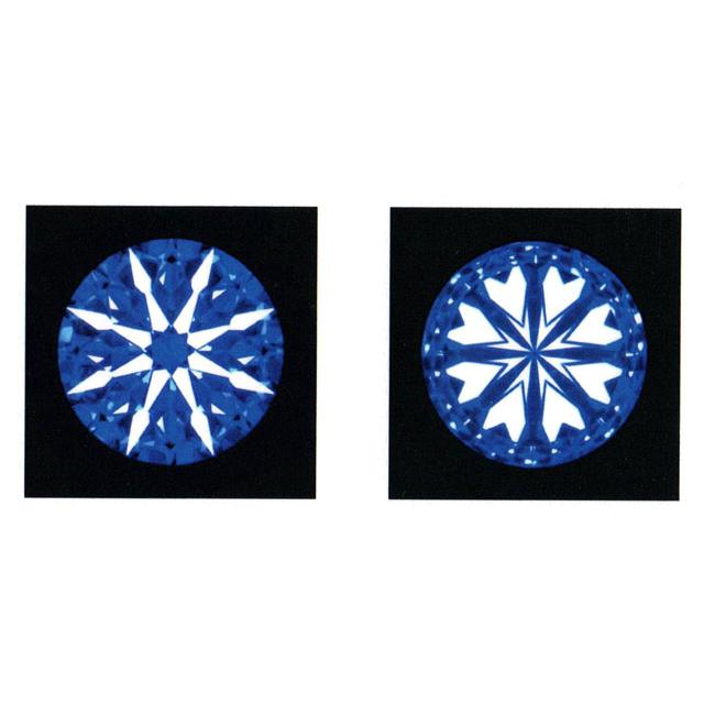 レアなタイプ2a型 天然ダイヤモンド ルース 0.278ct, Dカラー, VS-2, 3EX H&Cトリプル・エクセレント ハート&キューピッド 中央宝石研究所の画像