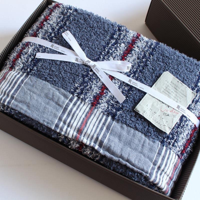 今治タオル コンテックス 40ストライプ ギフトセット Imabari Towel
