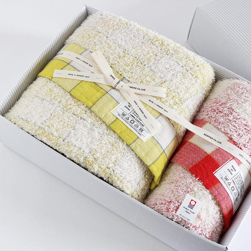 今治タオル コンテックス ラインチェック ギフトセット Imabari