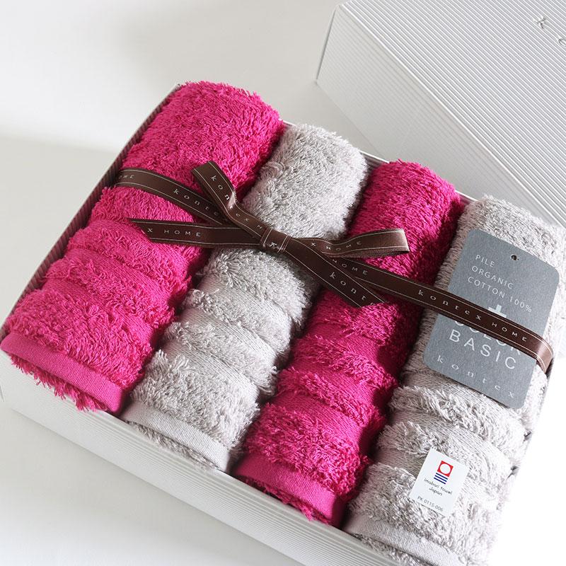 今治タオル コンテックス プラスカラー ギフトセット Imabari Towel Kontex Plus Color GiftSet フェイスタオル4枚  :pcol-f4:Tanokichi Towel Service - 通販 - Yahoo!ショッピング