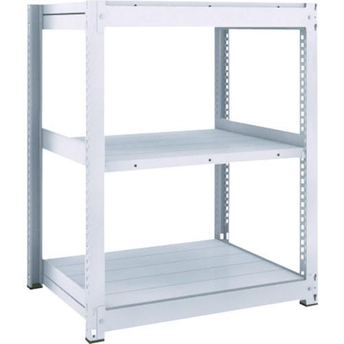 ＴＲＵＳＣＯ　ＴＵＧ型中量棚６００ｋｇ　単体　９５５×６２６×Ｈ１２００　３段　ＴＵＧ６００−４３Ｌ−３　１台　（直送）