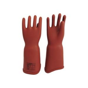 渡部工業　高圧ゴム手袋　４１０ｍｍ　胴太型　Ｌ　５５０Ｌ　１双 （メーカー直送）