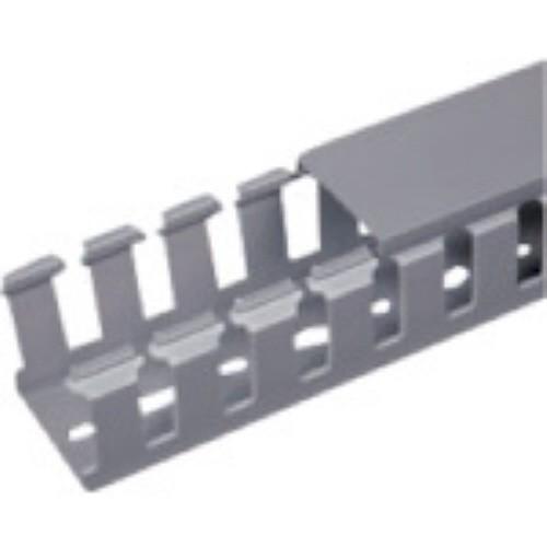 ＮＮＣタイプ配線ダクト（変性ＰＰＨＯＸ製ノンハロゲン）　ライトグレー　ＮＮＣ１００Ｘ５０ＬＧ２　１本（直送）