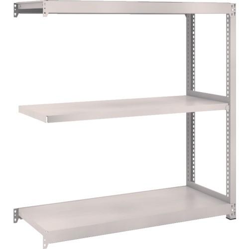 ＴＲＵＳＣＯ　Ｍ２型軽中量棚　１１６０×４５０×Ｈ１２００　３段　連結　ネオグレー　Ｍ２−４４４３Ｂ−ＮＧ　１台　（メーカー直送品）