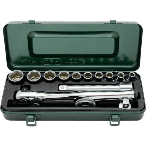 旭金属工業　レボウェイブ６角ソケットレンチ　１４点セット　差込角１２．７ｍｍ　ＶＪＳ４２０１　１セット （メーカー直送）