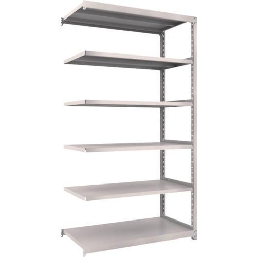 ＴＲＵＳＣＯ　Ｍ２型軽中量棚　１１６０×６００×Ｈ２１００　６段　連結　ネオグレー　Ｍ２−７４６６Ｂ−ＮＧ　１台　（メーカー直送品）