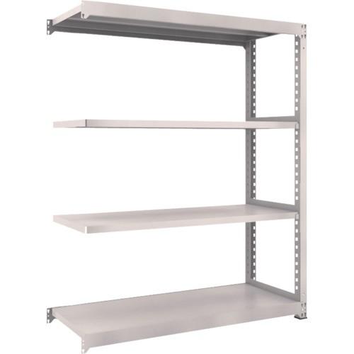 ＴＲＵＳＣＯ　Ｍ３型中量棚　１５００×５７１×Ｈ１８００　４段　連結　ネオグレー　Ｍ３−６５６４Ｂ−ＮＧ　１台　（メーカー直送品）