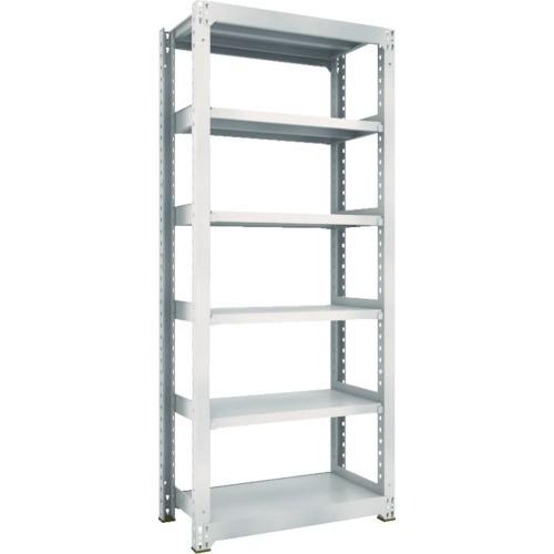 ＴＲＵＳＣＯ　Ｍ３型中量棚　９００×４７１×Ｈ２１００　６段　単体　ネオグレー　Ｍ３−７３５６−ＮＧ　１台　（メーカー直送品）