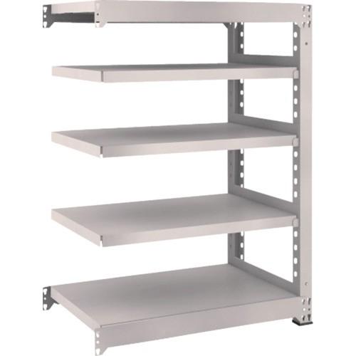 TRUSCO中山☆【完売間近】 ＴＲＵＳＣＯ　Ｍ５型中量棚　９００×５７１×Ｈ１２００　５段　連結　ネオグレー　Ｍ５−４３６５Ｂ−ＮＧ　１台　（直送）