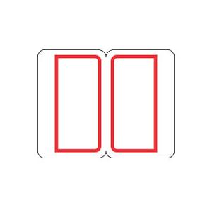 ニチバン　マイタック　インデックス　紙ラベル　小　１８×２５ｍｍ　赤枠　ＭＬ−１３１Ｒ　１パック（３５２片：１６片×２２シート）｜tanomail｜02