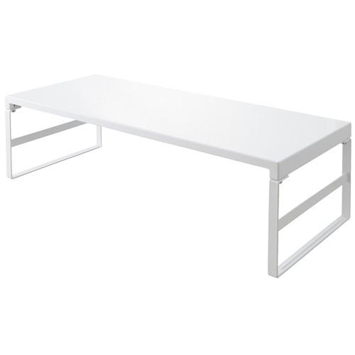 リヒトラブ　机上台　ハイタイプ　Ｗ５９０×Ｄ２５０×Ｈ１６０ｍｍ　白　Ａ−７３３３−０　１台 の商品画像