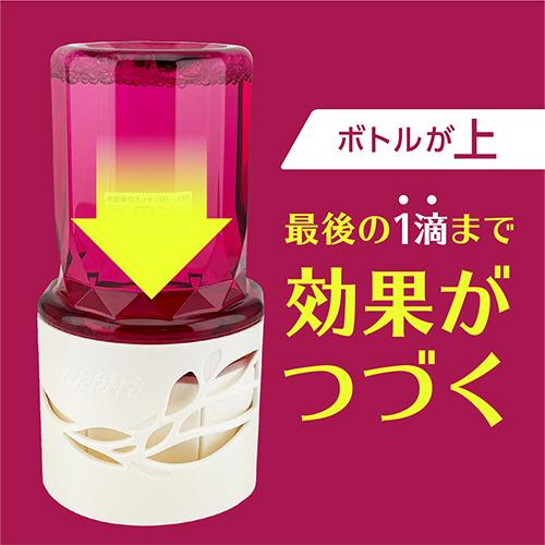 アース製薬　お部屋のスッキーリ　フィルムレスタイプ　エカラットローズの香り　４００ｍｌ　１箱（４個）　（お取寄せ品）｜tanomail｜04