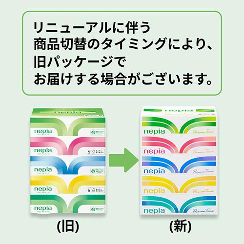 王子ネピア ネピア プレミアムソフト ティシュ 180組／箱 1パック