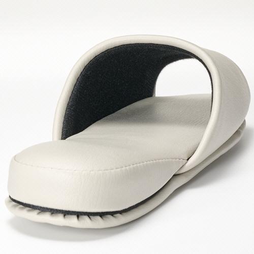 オーミケンシ 抗菌ビニールレザー調スリッパ（前開き） ピンク 1足