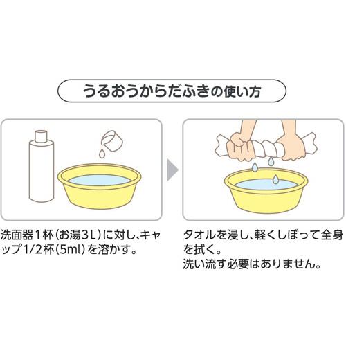 ピジョン　ハビナース　うるおうからだふき　液体タイプ　４００ｍｌ｜tanomail｜03