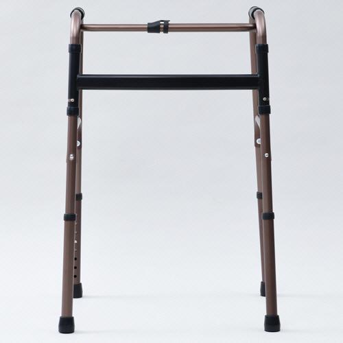 山善（YAMAZEN） 折りたたみ歩行器 ブロンズ KFW−16−BZ （お