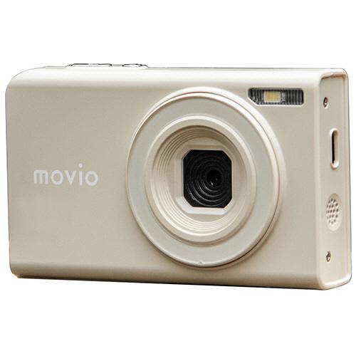 ナガオカ コンパクトデジタルカメラ movio ベージュ