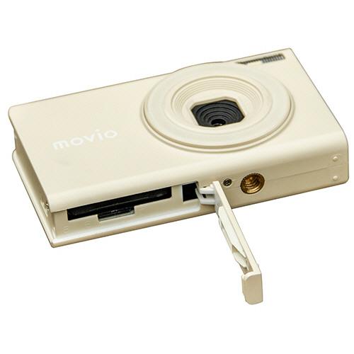 ナガオカ コンパクトデジタルカメラ movio ベージュ