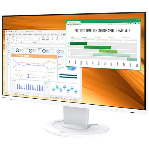 EIZO FlexScan 23．8型 カラー液晶モニター ホワイト