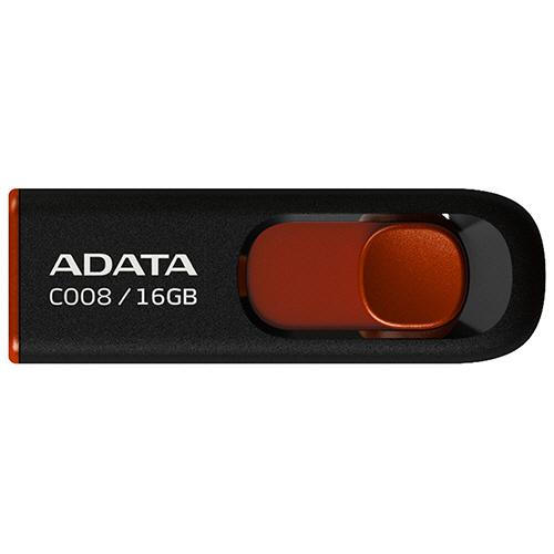 A-DATA ADATA スライド式USBメモリ C008 16GB レッド