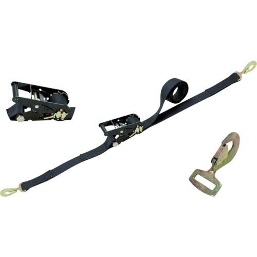 東レインターナショナル　シライ　ラチェットバックル　黒　スナップフックツイスト付　ＲＫ５０ＬＢ６ＳＨＴ５００　１本 （メーカー直送）