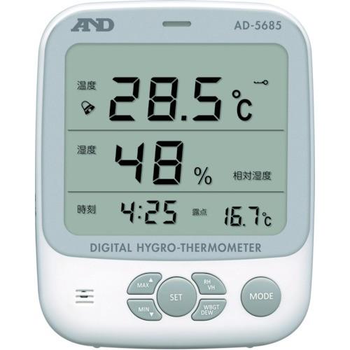 Ａ＆Ｄ　環境温湿度計　ＡＤ５６８５　１個　（メーカー直送品）｜tanomail