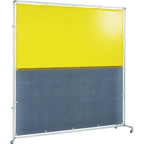 (未使用･未開封品)　吉野 遮光火花兼用衝立(イエロー×A種シート)2×2 接続型キャスター足 YS-22JC-Y-BW 火花用衝立 6k88evb 吉野 遮光火花兼用衝立（イエロー×A種シート）2×2 接続型キャスター