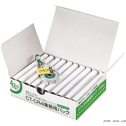 トンボ鉛筆 修正テープ モノCX用カートリッジCR4 紙箱入り 4 