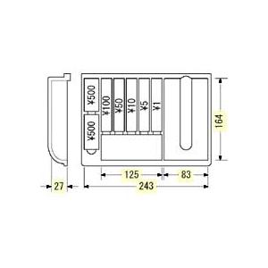 CARL カール事務器 キャッシュボックス コインカウンター内蔵 CARL カール事務器 キャッシュボックス コインカウンター内蔵