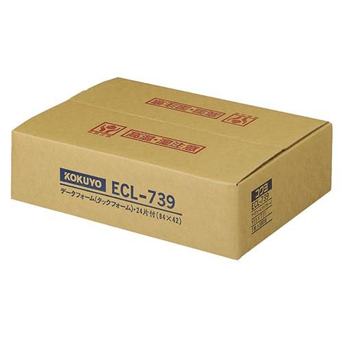 連続伝票用紙（タックフォーム）　横１５×縦１１インチ（３８１．０×２７９．４ｍｍ）　２４片　ＥＣＬ−７３９　１箱（５００シート）