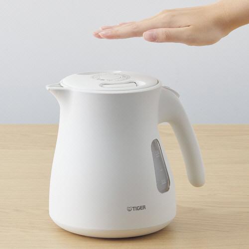 TIGER 電気ケトル ホワイト Amazon.co.jp: タイガー魔法瓶 蒸気レス電気ケトル800mL 驚きの速さで