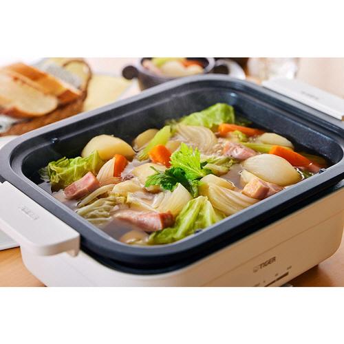 ホットプレート　＜ダイニングプレート＞　１２００Ｗ　セラミックホワイト　ＣＲＬ−Ａ２０１ＷＣ　１台（お取寄せ品)の画像
