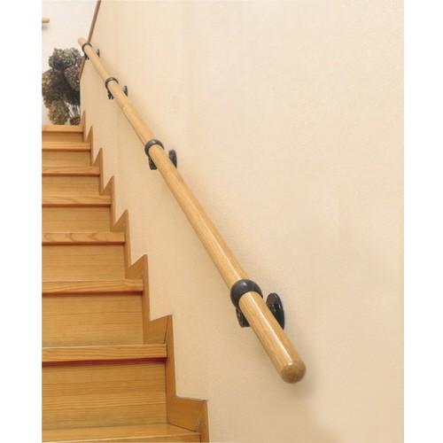清水 オムソリ いたわりエコ手すり 階段／廊下用 1200mm×3本継 
