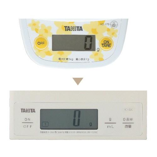 タニタ　デジタルクッキングスケール　３ｋｇ　ホワイト　ＫＤ−３２０−ＷＨ　１台｜tanomail｜02