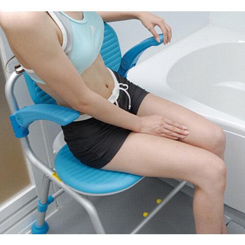 シャワーチェア(U型) SCU01 テイコブ U型 シャワーチェア 入浴グリップ