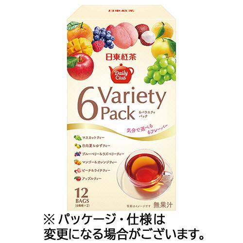 三井農林 日東紅茶 デイリークラブ 6バラエティパック 1箱（12