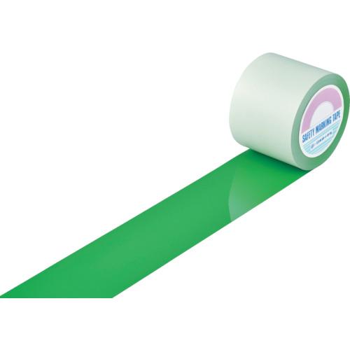 日本緑十字社　ガードテープ（ラインテープ）　緑　１巻　（メーカー直送）　１００ｍｍ幅×１００ｍ　屋内用　１４８１３２